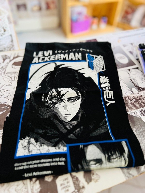 Producto - Remera Levi Ackerman shingeki no kiojin
