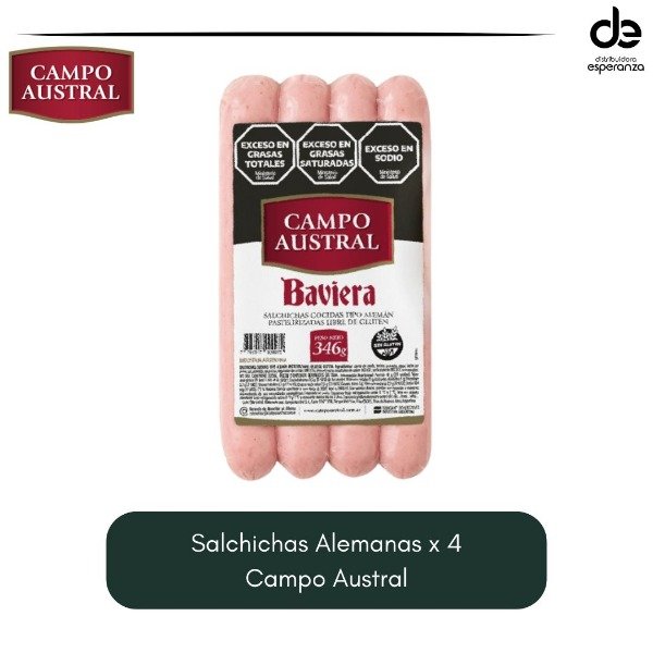Producto - Salchicha Alemana Campo Austral