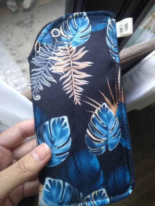 Producto - Funda para lentes Kioto Blue Monstera