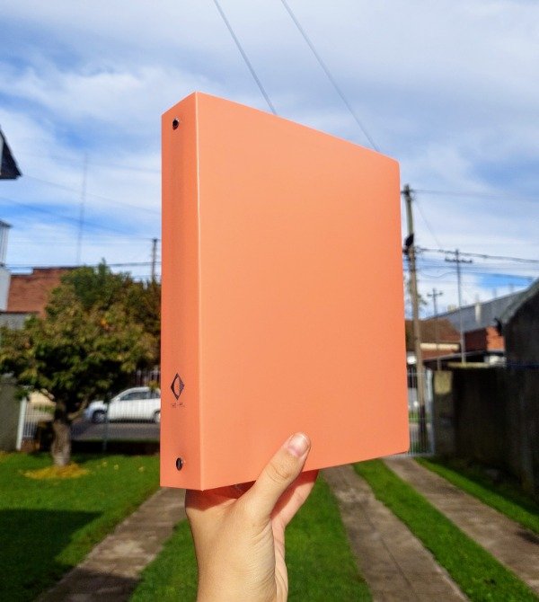 Producto - Carpeta N3 Polipropileno Pastel Naranja