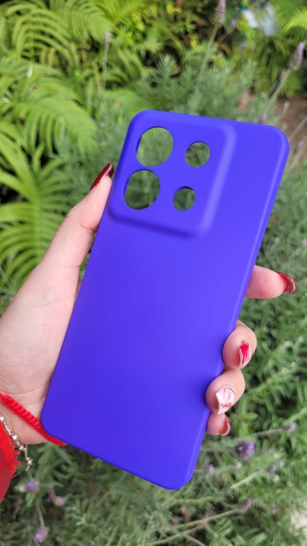 Producto - Xiaomi note 13 pro 5g silicona case violeta con felpa