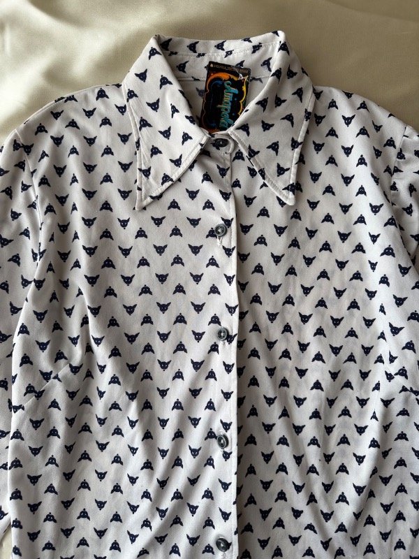 Producto - Camisa vintage print con azul - 2