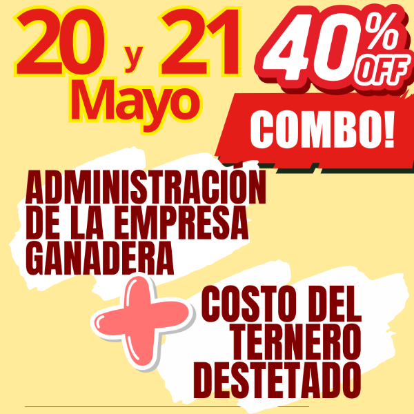 Producto - COMBO 2 CURSOS: Administración Ganadera + Costo del Ternero