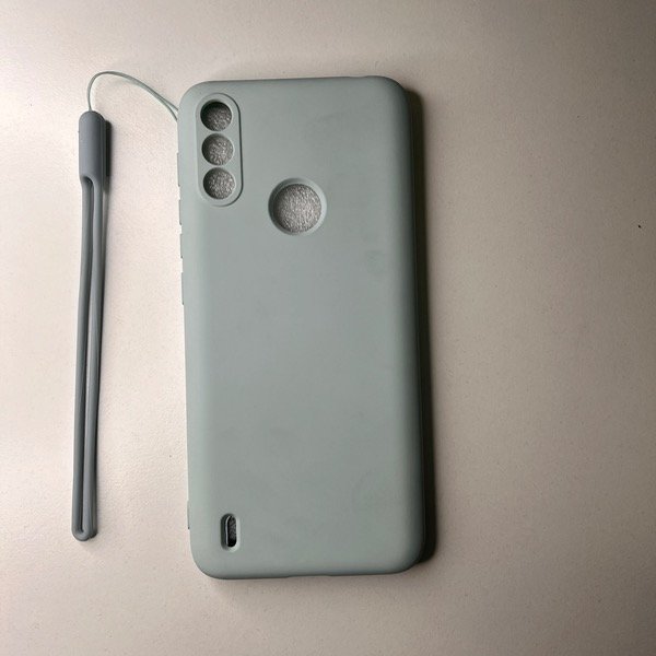 Producto - Funda silicona - E7i power celeste