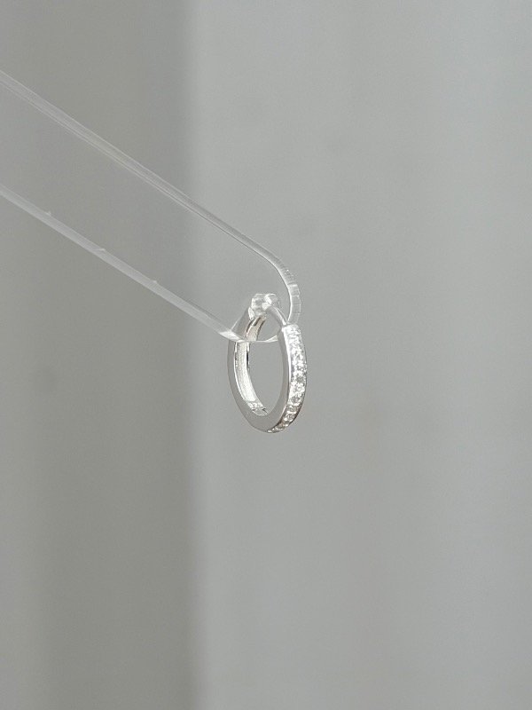 Producto - Argollita huggie cubic 14mm (unidad)