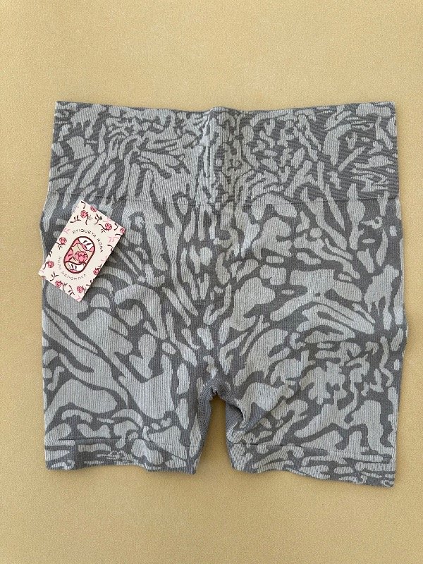 Producto - Corta seamless frunce estampa gris SH