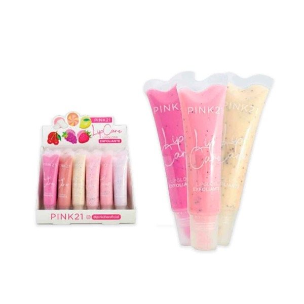 Producto - Brillo labial exfoliante Pink 21 (x 3 unidades)