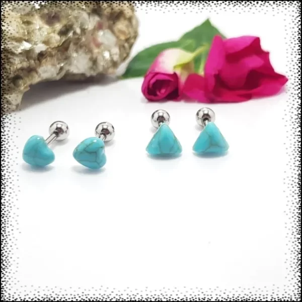 Producto - Aros abridores piedra (varios colores)