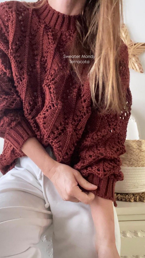Producto - Sweater Mandy Terracota