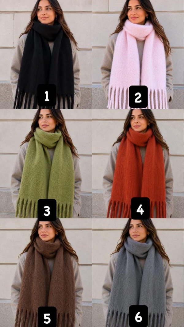 Producto - BUFANDON NUBE LISO