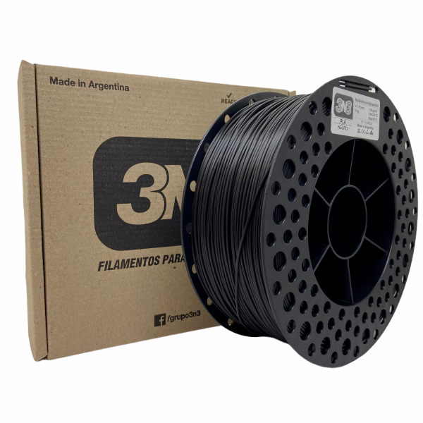 Producto - PLA Negro 1.75 mm 1kg - 3N3