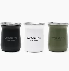 Producto - Mate de Acero Wanderlust 240 ml c/bombilla