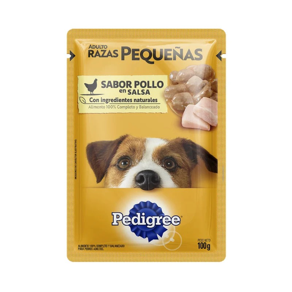 Producto - PEDIGREE POUCH AD. Peq Pollo 12u x 85g