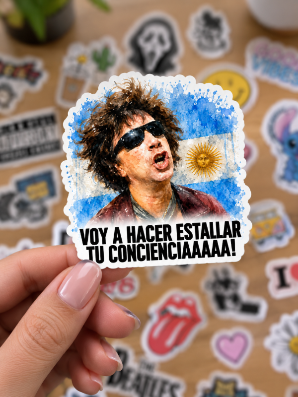 Producto - Sticker // Voy hacer estallar tu concienciaaa