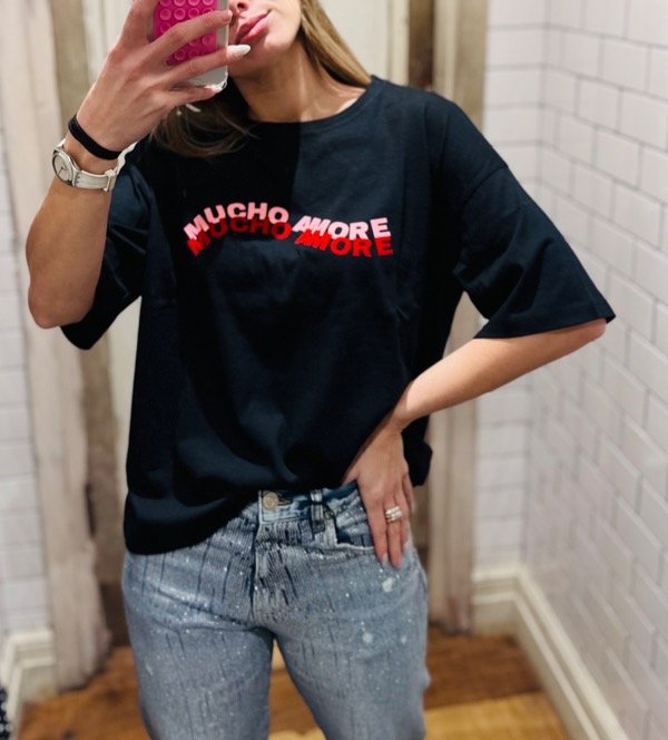 Producto - Remera boxy amore