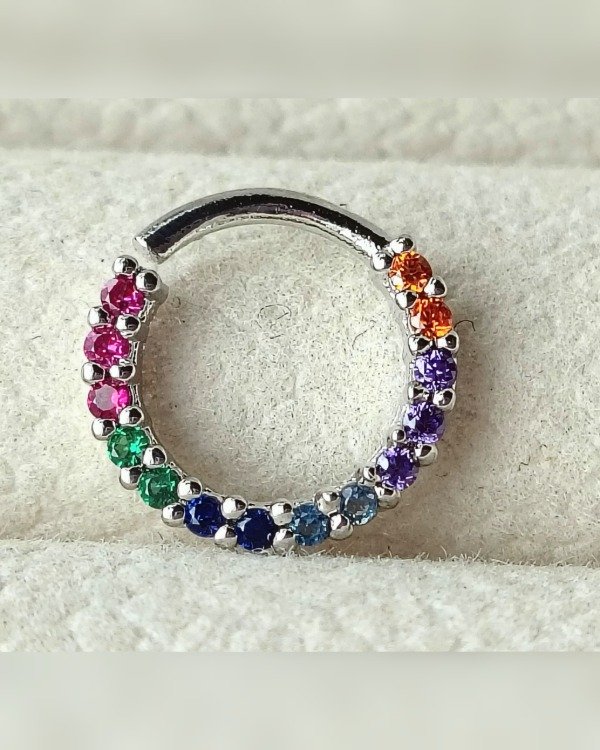 Producto - Argollita. Multicolor. 0.8 mm