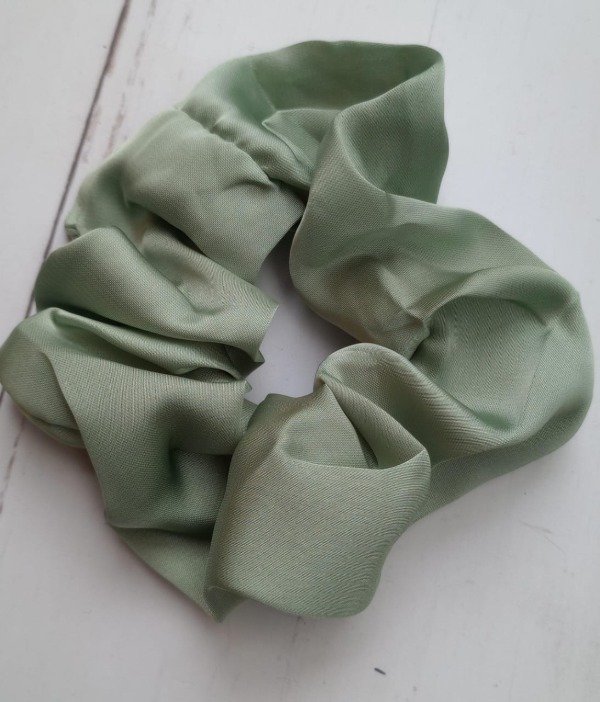 Producto - Scrunchie de Raso - Verde