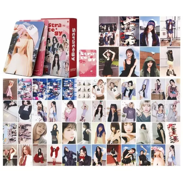 Producto - Lomocard 55 photocards fanmade TWICE Strategy