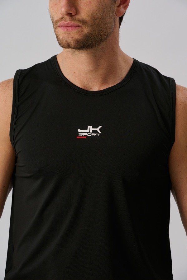 Producto - MUSCULOSA COMBINADA NEGRA/NEGRA