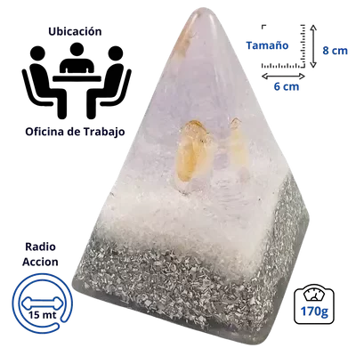 Producto - ORGONES - Piramide Aurea chica