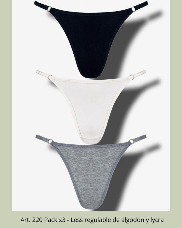 Producto - 220 Pack x 3 Regulable Algodón