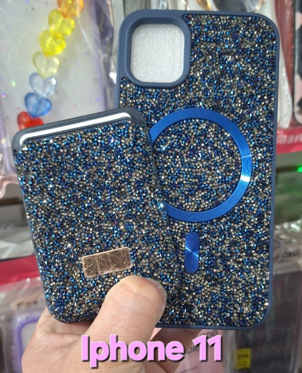 Producto - Fundas cristales con porta tarjeta magnético. IPhone 11 - 1