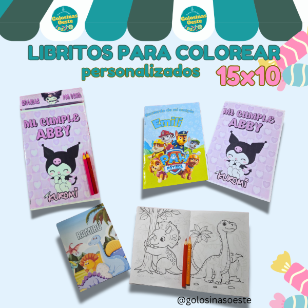 Producto - libritos para colorear