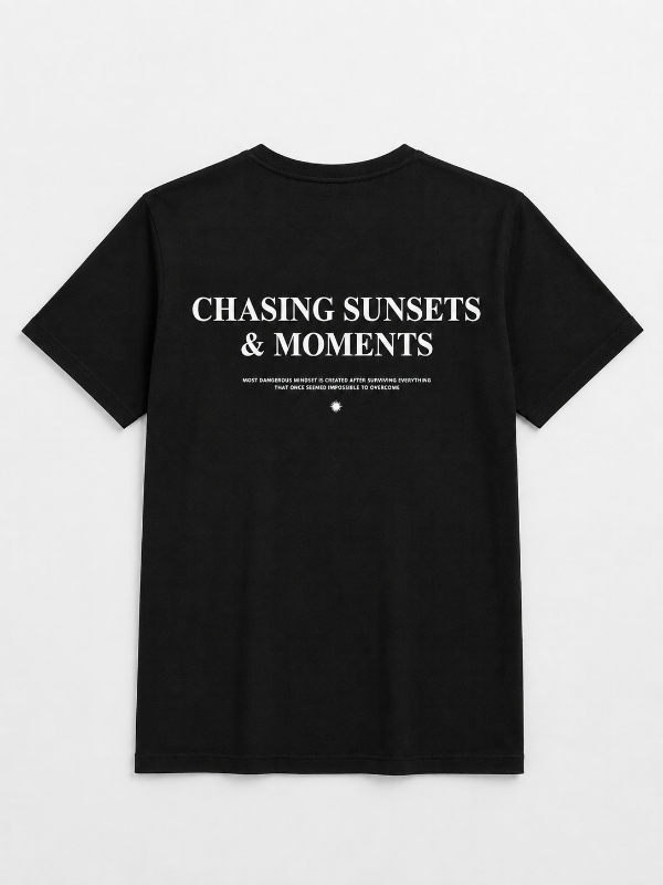 Producto - Remera Slim Fit Sunsets Negro - 1