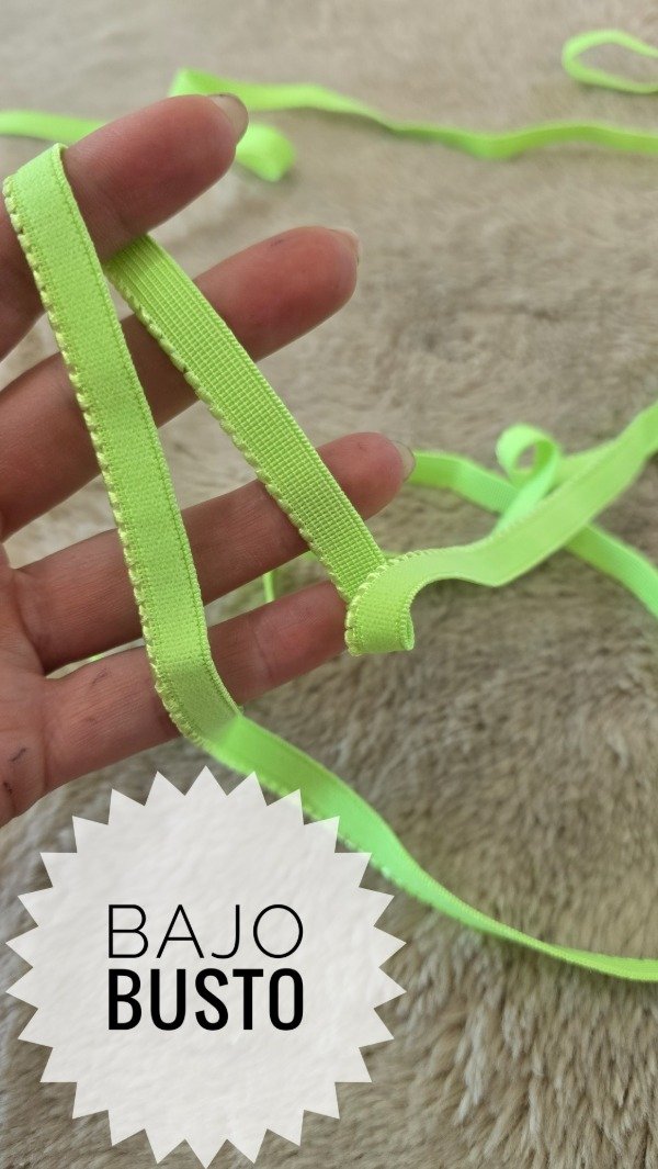 Producto - Bajobusto VERDE FLUO 1 m