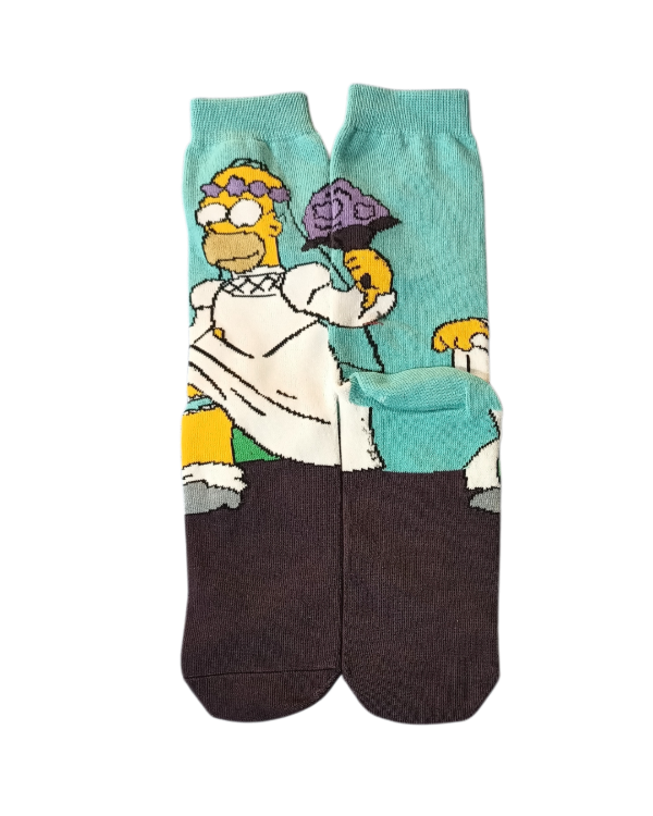 Producto - MEDIAS LOS SIMPSONS - HOMERO NOVIA