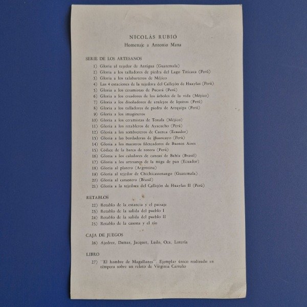Producto - Rubió, Nicolás - Seis afiches - 9