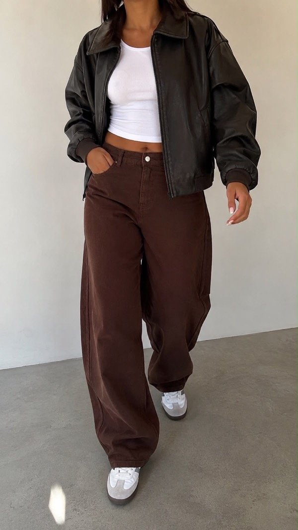 Baggy choco (rígido/tiro alto)