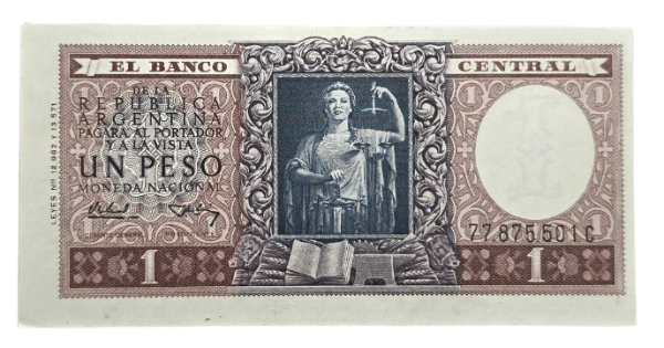 Producto - 1 Peso Justicia (Real - Alizon García) Bott.1915 -XF