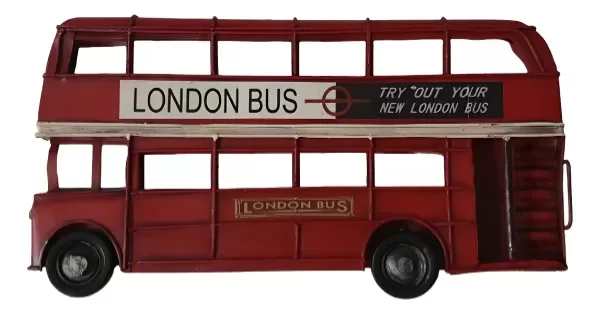 Producto - Bus De London De Metal Con Iman Miniatura Para La Heladera
