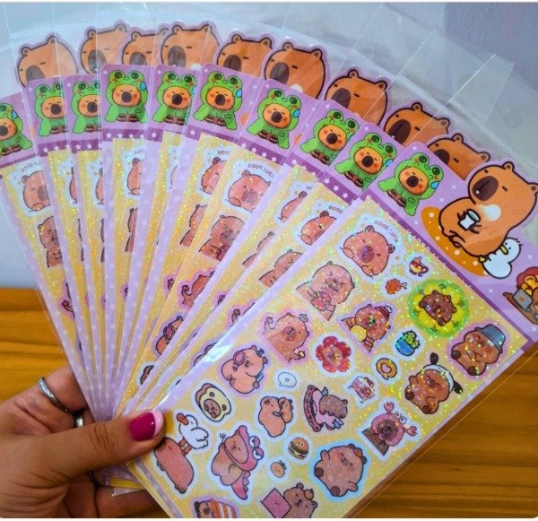 Producto - Sticker Capibara x packx20u