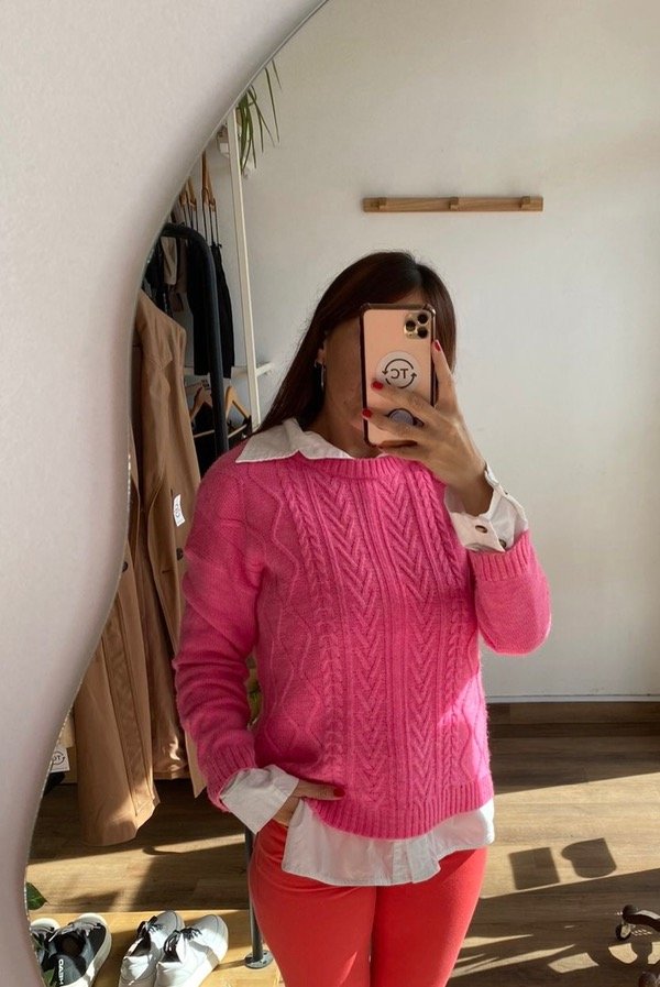 Producto - Sweater rosa talle M