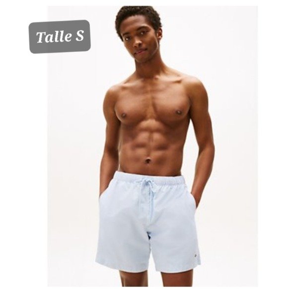 Producto - Traje de baño Tommy Hilfiger talle S celeste claro