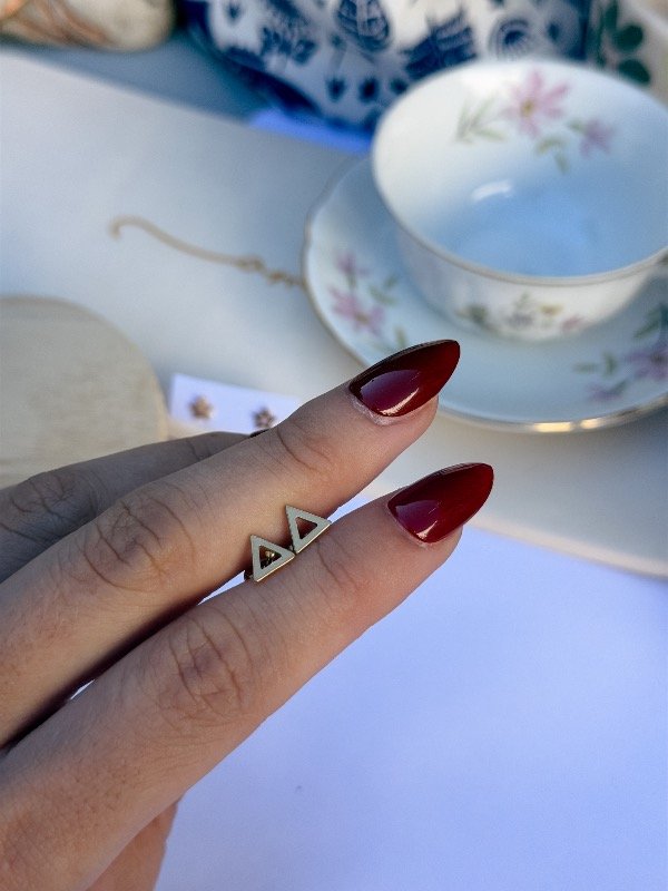 Producto - Aros Triángulo Rose