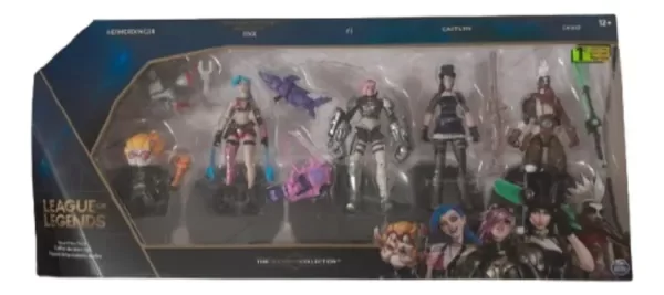 Producto - League Of Legends Pack X 5 Figuras Articuladas + Accesorios