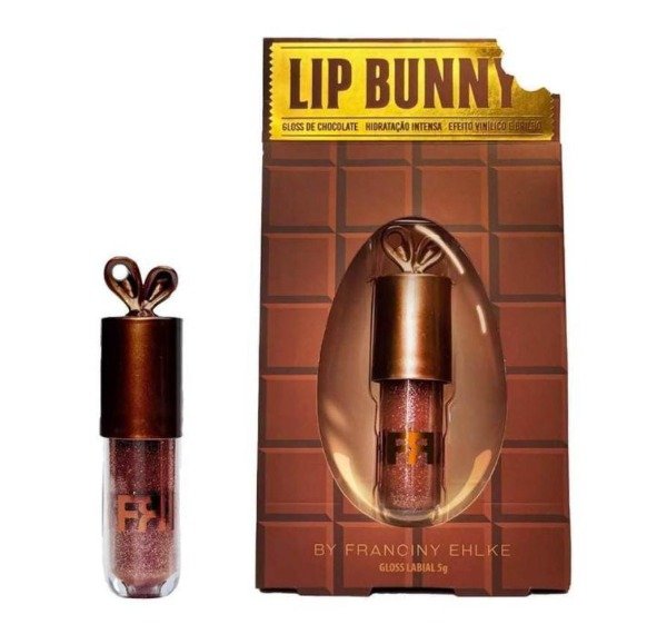 Producto - Franciny Ehlke Lip Bunny Brillo de Labios Chocolate Marrón Brillante