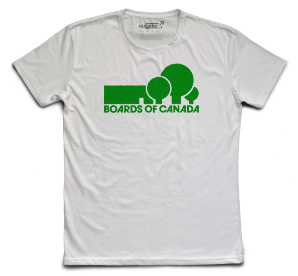 Producto - Boards of Canada - Logo Verde - Remera Blanca