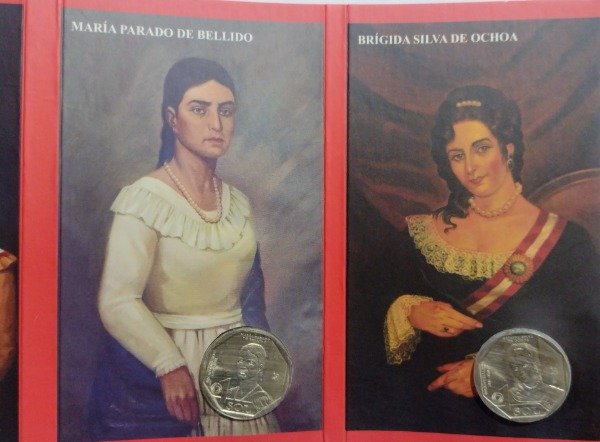 Producto - Perú blíster con 3 monedas de la serie Heroínas de la Patria - 3