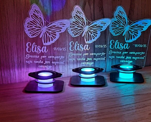 Producto - Souvenir mariposa luz