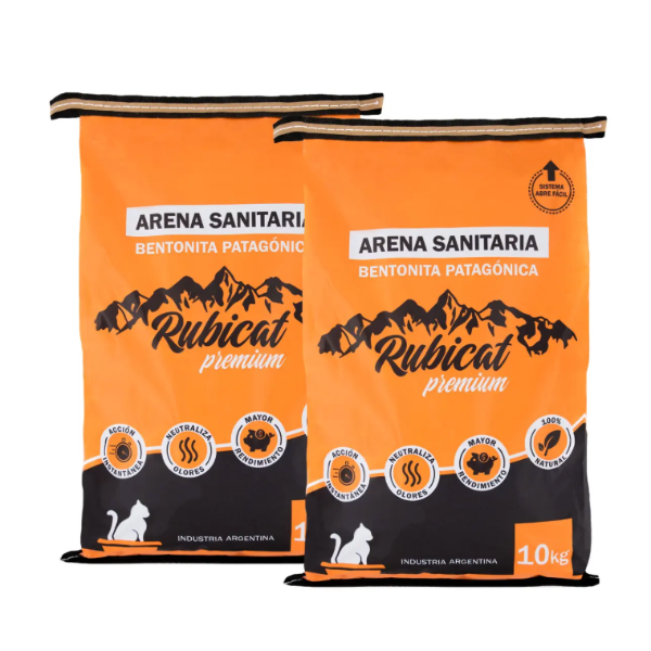Producto - Piedras Sanitarias Arena RUBICAT PREMIUM 10 kg x 2 unidades