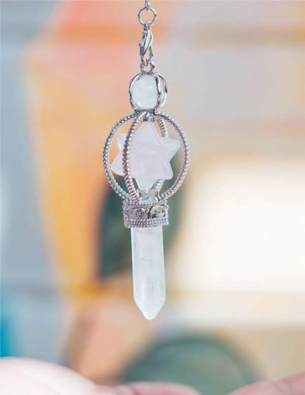 Producto - Pendulo MerKaBa CUARZO CRISTAL