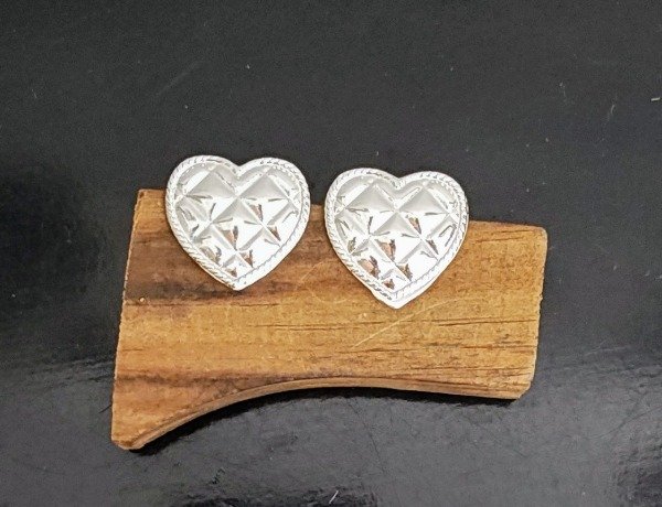 Producto - Aros Corazón Diseño Cuadrados