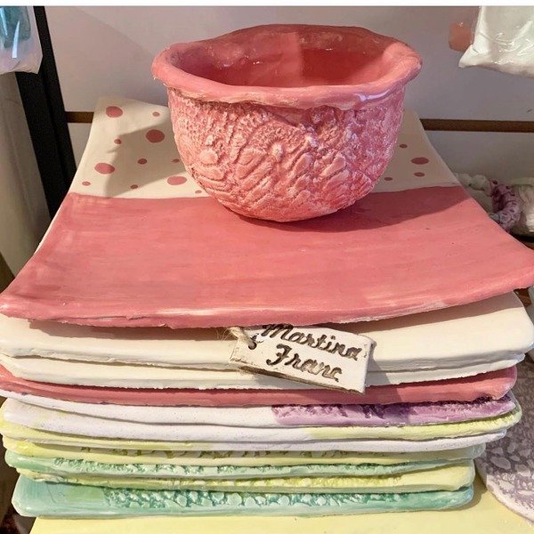 Producto - Platos cuadrados 24 cm