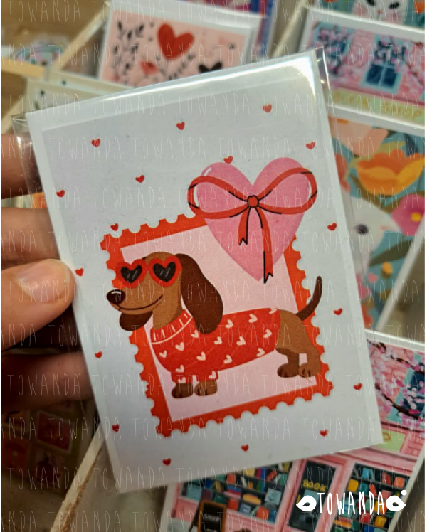 Producto - Perrito 02 - Tarjeta con Sobre 7x10cm