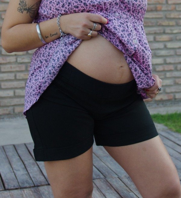 Producto - Short Amber gabardina