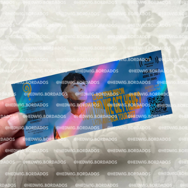 Producto - Entradas de recuerdo 14x6 HOLOGRAFICAS - HDWGH LOUIS TOMLINSON #2